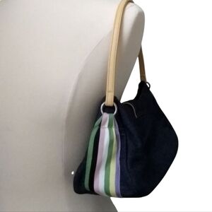 Shoulder bag Victoria's Secret 70's vibes denim blue